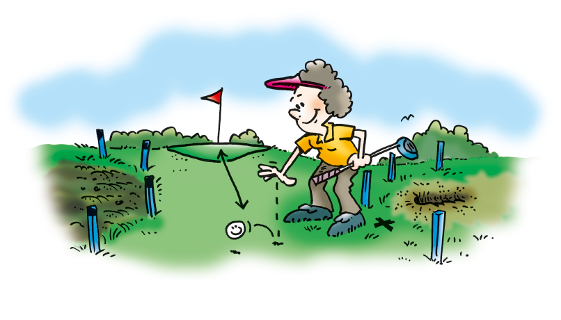 droppereglerne golf
