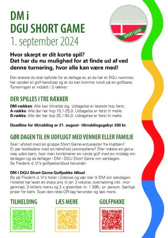 Plakat DM short game