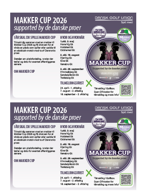 Makker Cup flyer